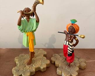 Thomas Blackshear’s Ebony Visions Jamboree Parade Collection Figurines, “Tootie” and “Little Major”