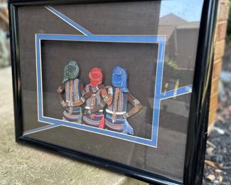 Butterfeld, Shadowbox Cutouts, 19.5 x 15.75" h, Framed