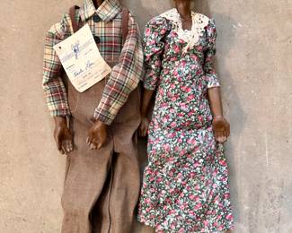 Daddy’s Long Legs Collectible Dolls, “Uncle Leon” and “Maxine”