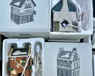 Dept 56 Dickens’ Heritage Village Series Light Up Buildings