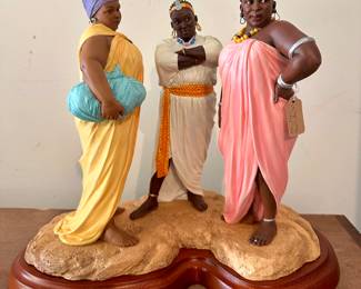 Thomas Blackshear’s Ebony Visions Collection Figurines, “Oh No, She Didn’t!”
