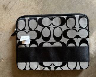 Estate Collection of Purses & Handbags - Vintage, Leather, Boho, and Chic Finds - NWT Coach Laptop Case