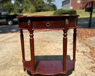 Furniture: Small Cherry Console Table, 30.5" w x 31" h x 15.5" d