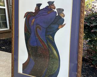 3. Art: Charles Bibbs, “Natural Elegance,” Signed & Numbered Lithograph, Edition 1250/1500, 1994, 31.25" w x 41.25" h, Framed, $495