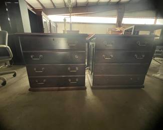 Mahogany stands