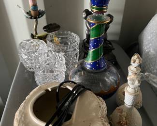 Misc glassware 