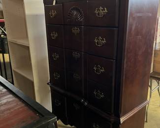 Mahogany highboy