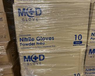 More cases of nitrile gloves