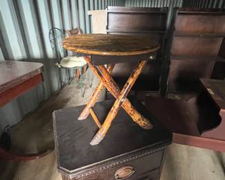 Small bamboo table