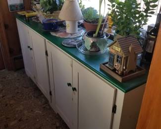 Houseplants; cabinet