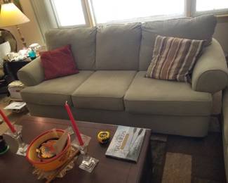 Celery green sofa