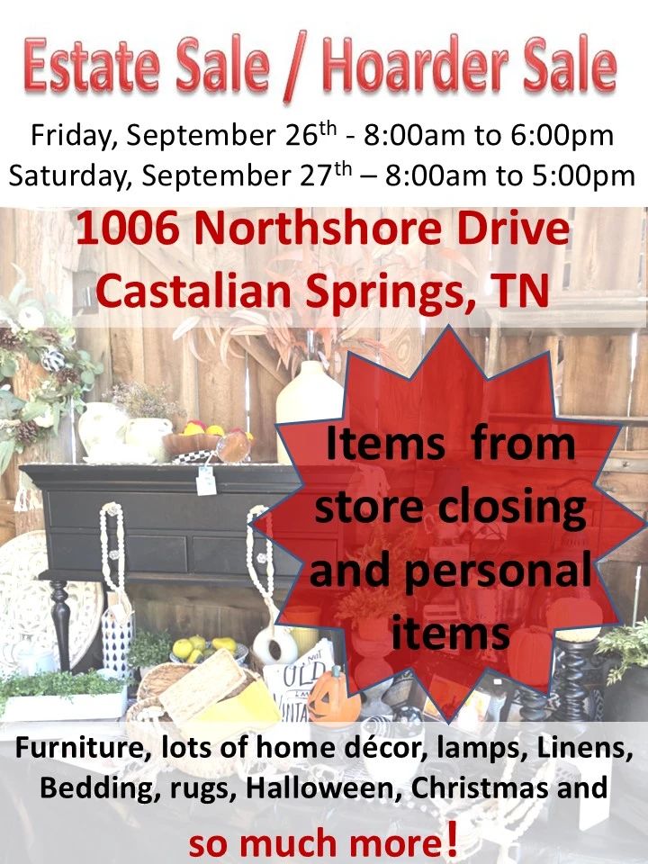Estate Hoarder Sale