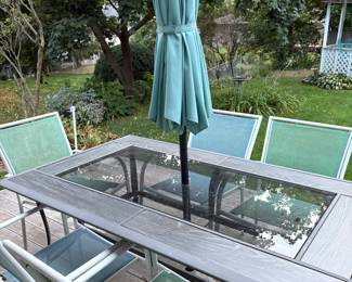 Patio Table and Chair Set 