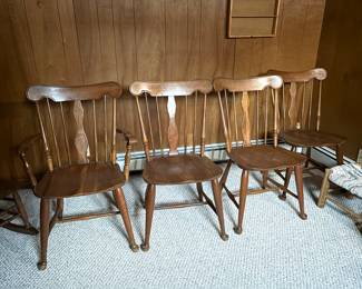 Temple Stuart Windsor Style Chairs 