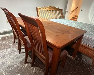 Dining Table with six chairs