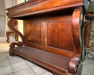 Vintage entryway table