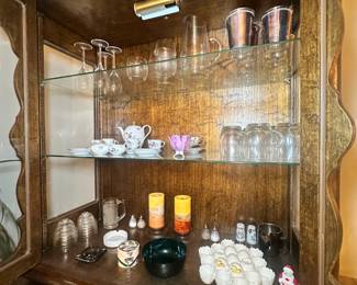 Glassware, tea set, gorgeous ashtrays, and collector's pieces! All of these items are unique and beautiful.