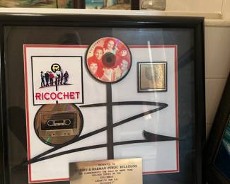 Music Industry Plaques - Ricochet
