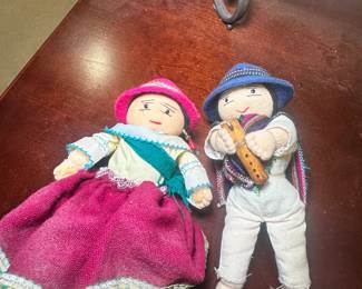 Vintage handmaid dolls