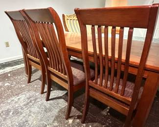 Dining Table with six chairs