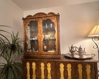 MCM Bar / China Cabinet in incredible condition! This is another beautiful statement piece.