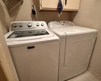 Whirlpool top load washer and whirlpool dryer