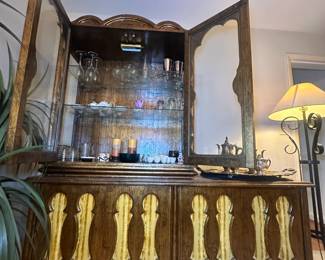 MCM Bar / China Cabinet in incredible condition! This is another beautiful statement piece.