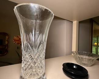 crystal vase