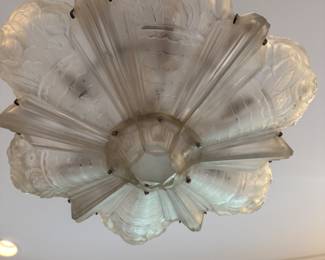 Art deco chandelier- signed Sabino