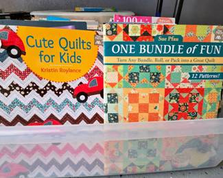 Hundreds of quilting/sewing books and magazines
