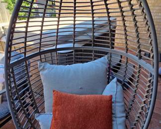 Egg chair! Great for reading. 