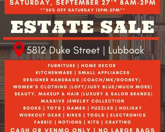 Estate Sale