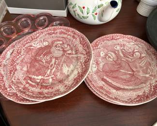 Johnson Bros. Noble Excellence Christmas plates (4)