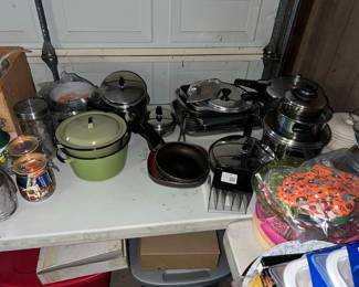 Vintage pots and pans