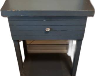 Nightstand with Drawer and Shelf