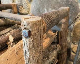 Firewood holder and firewood