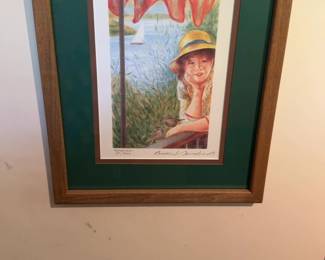 Signed Framed Print ‘Wrenoir' by Bruce S. Garrabrand (12” x 14.4”) 37/500