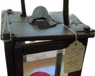 Antique Wooden “Barn” Lantern from early 19th century -  probably New England