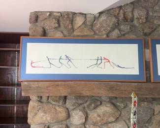 “The Tug of War” signed limited series serigraph by Sheila Rosenfield 76/150 (20” x 54”)