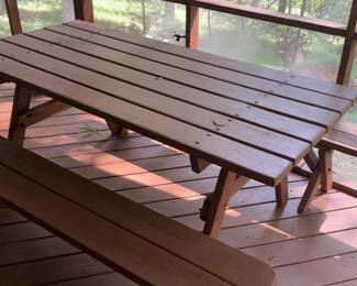 Wooden Picnic Table