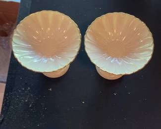Vintage Lenox Glass Dessert Bowls - Set of 2