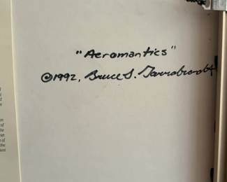 Signed Framed Print ‘Aeromantics' by Bruce S. Garrabrandt (14” x 16”)
