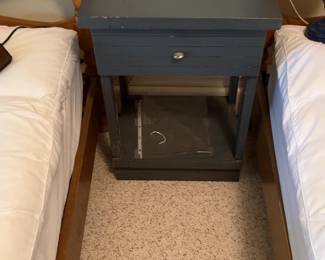 Nightstand with Drawer and Shelf