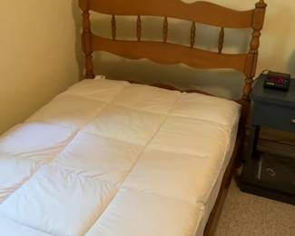 Single Sized Bed Franes with Mattress Toppers (two available - priced individually)