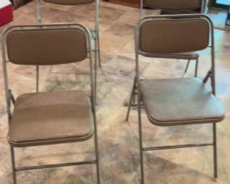 Vintage Samsonite Folding Chairs (includes four)