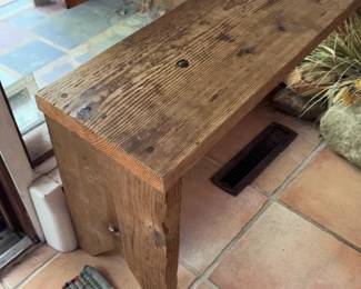 Rustic Wooden Bench