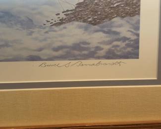Signed Framed Print ‘Hoot Owl Roost' by Bruce S. Garrabrandt (29” x 25”)