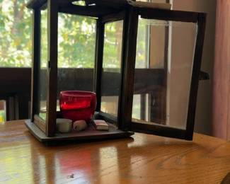 Antique Wooden “Barn” Lantern from early 19th century -  probably New England