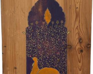 Origjnal Wood Art Piece by Ron Cohen from Old City Safed, Israel