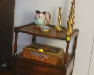 mahogany table.
